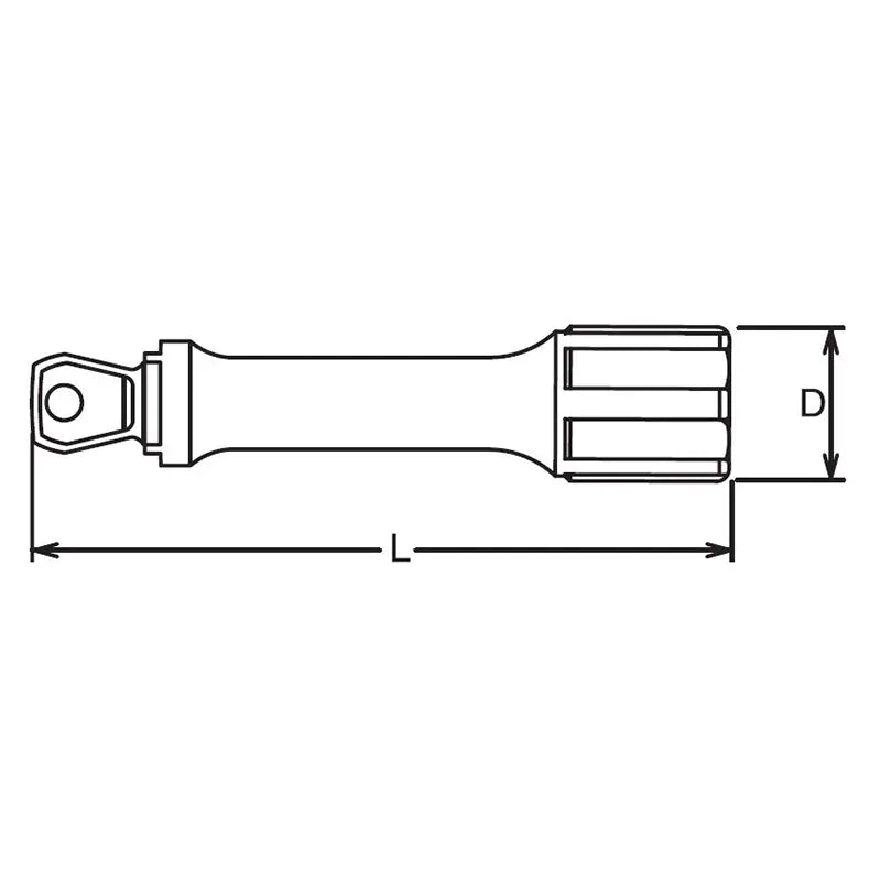 Ko-ken Tools 1/4 Sq. Dr. Wobble-Fix Extension Bar 1/4 Square Length 200mm Ko-ken Tools