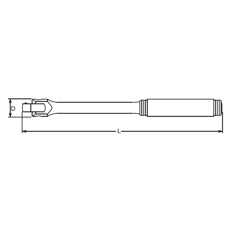 Ko-ken Tools 1/4 Sq. Dr. Hinge Handle Length 130mm Plastic Handle Ko-ken Tools