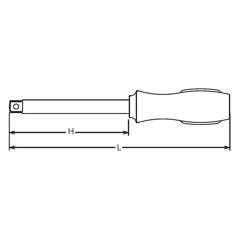 Ko-ken Tools 1/4 Sq. Dr. Spinner Handle 1/4 Female Square Length 150mm Ko-ken Tools