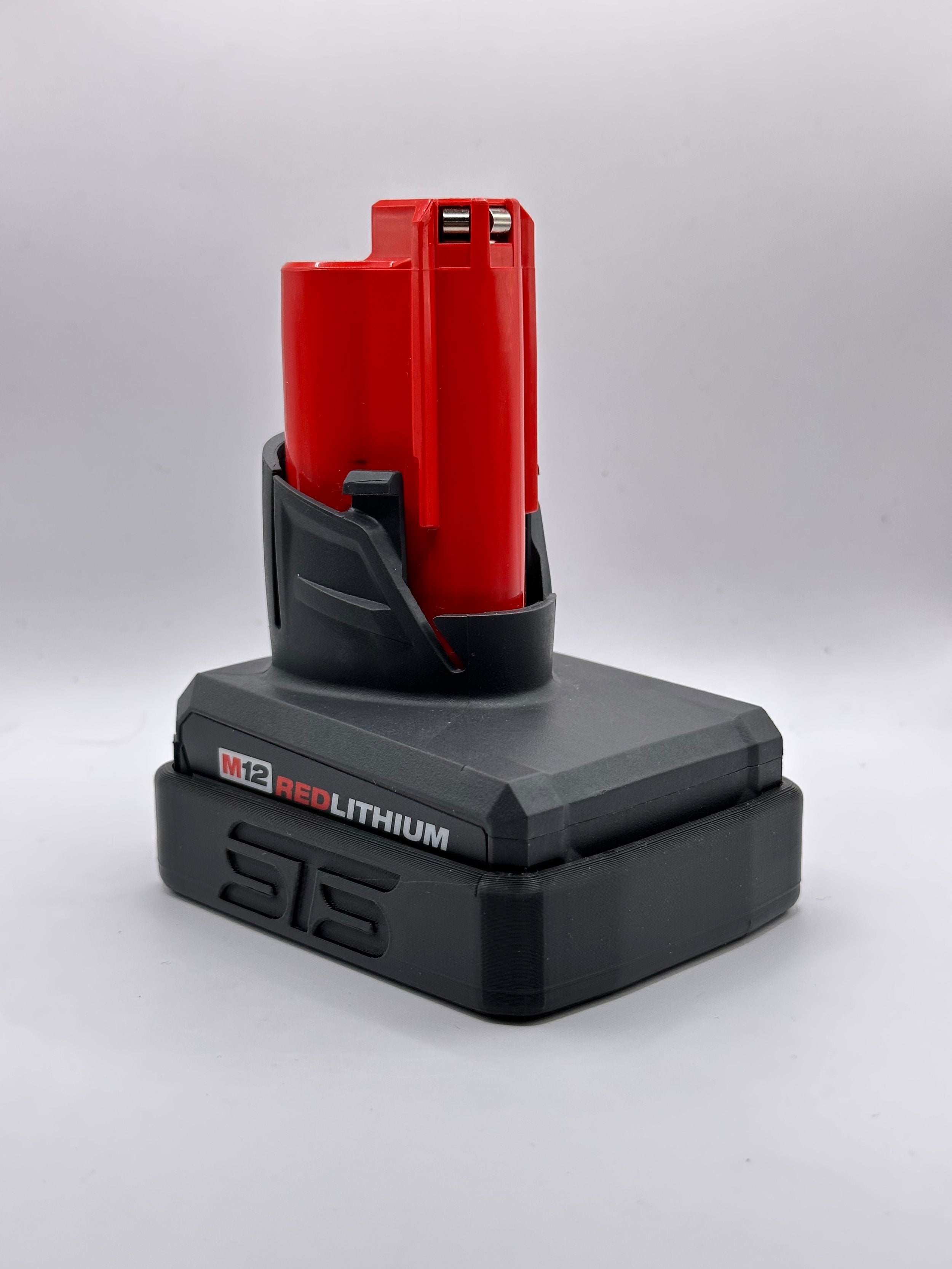 STS Auto Design Milwaukee M12 High Output 5.0 Magnetic Battery Cover - MW12HOBK