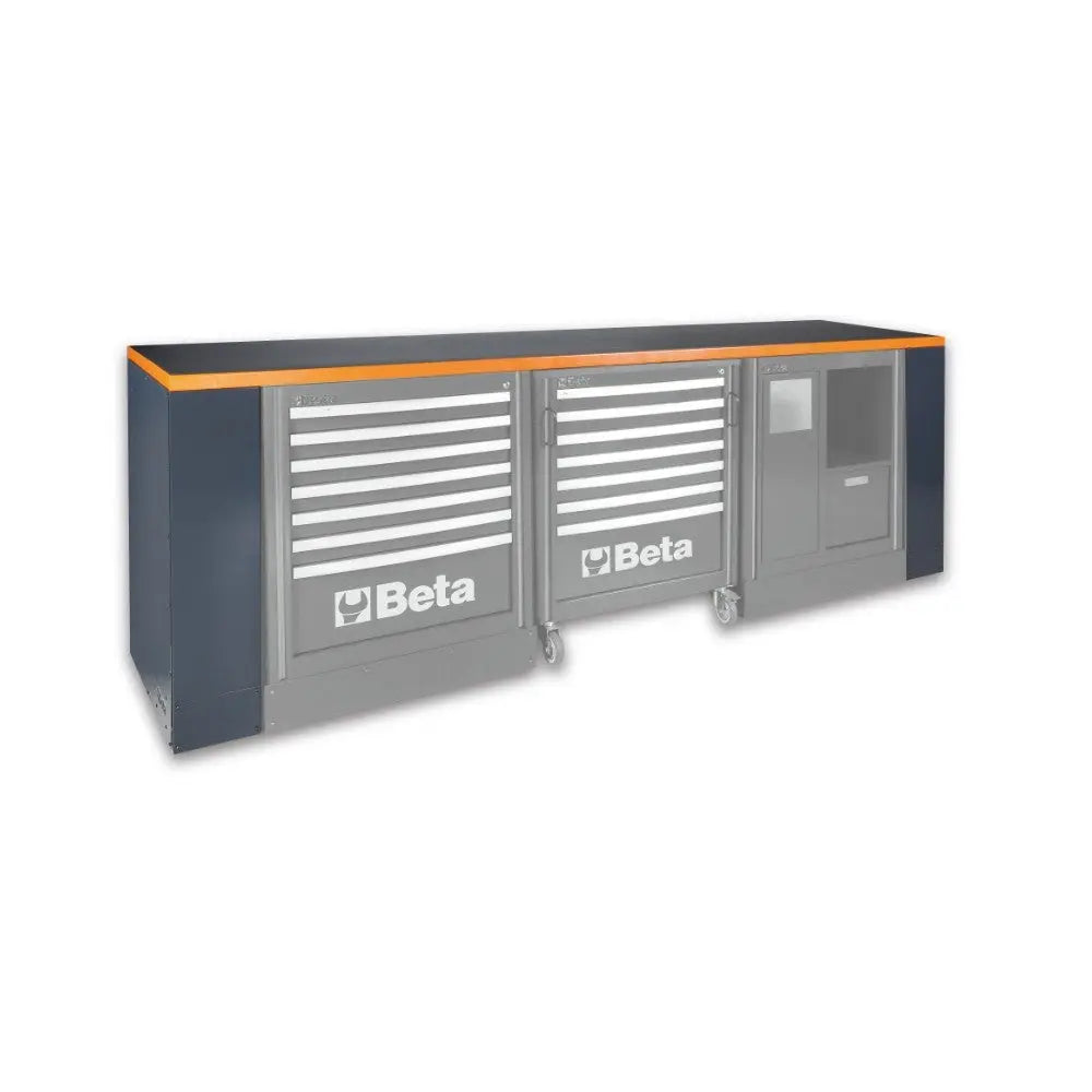 Beta Tools (Article# C55BG/2.8) 2.8M Long Workbench for Workshop Equipment Combination RSC55, Gray - BT 55000281 Beta Tools