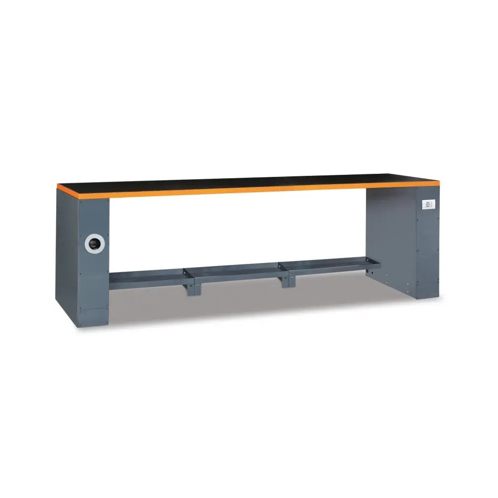 Beta Tools (Article# C55PRO BG/2.8) 2.8M Long Workbench for Workshop Equipment Combination RSC55, Gray - BT 55000283 Beta Tools