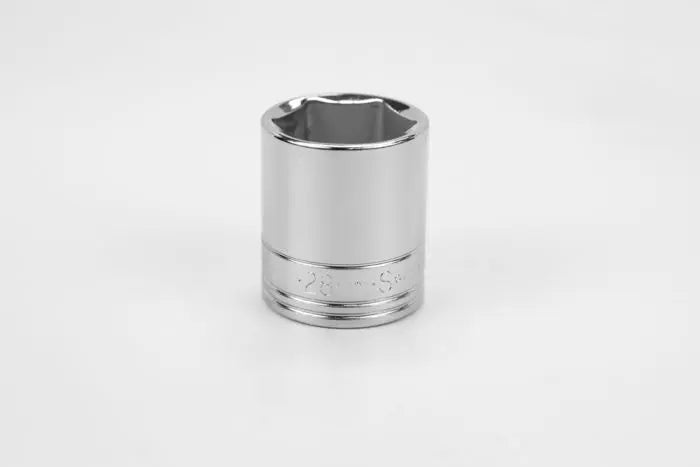 SK Tools - 28 mm 1/2" Drive 6 Point Metric Standard Chrome Socket - 48228 SK Tools