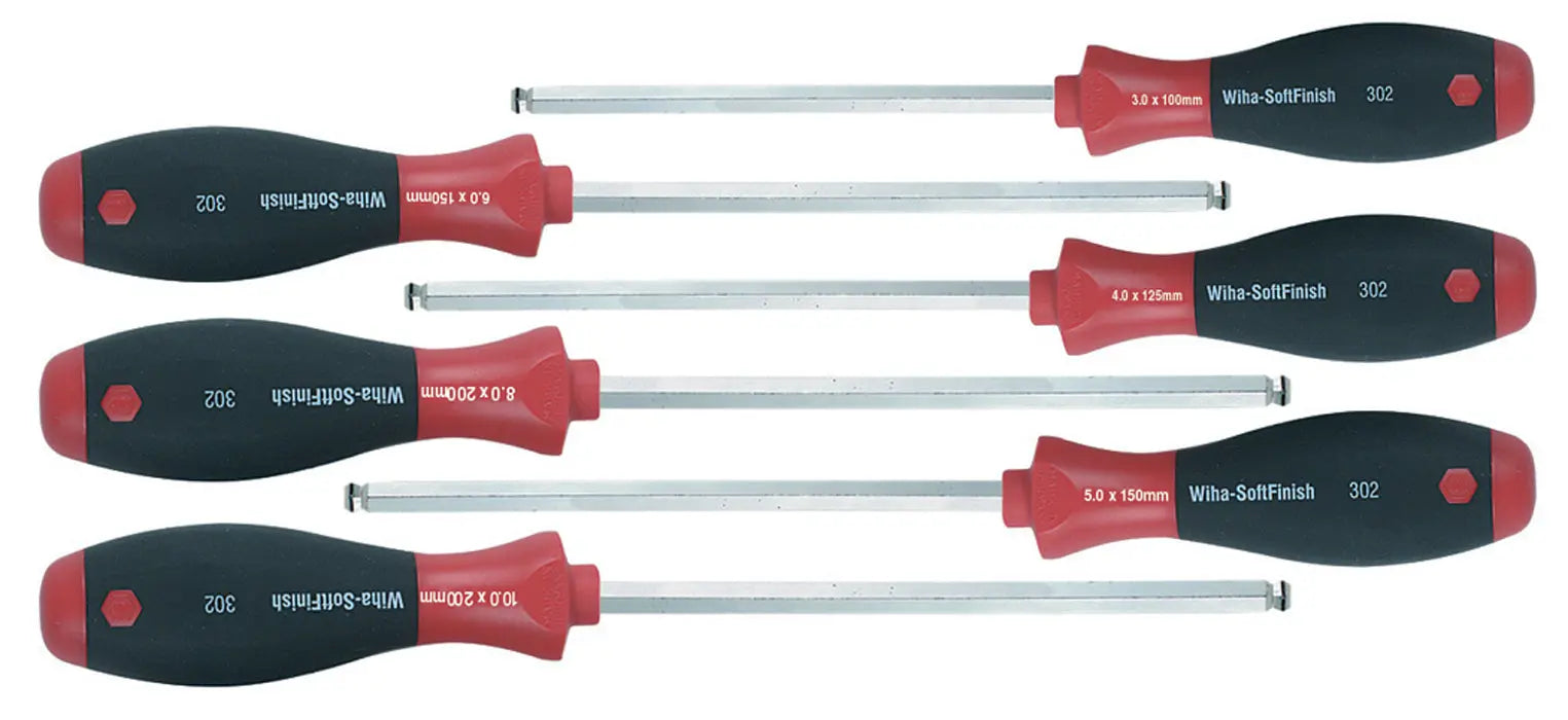 Wiha 36792, MagicRing® Ball End Driver 6 Pc. Set Wiha