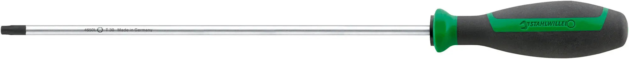 Stahlwille 3C Drall Long Blade Torx Screwdriver, T30 x 250mm - ST 46503130 Stahlwille