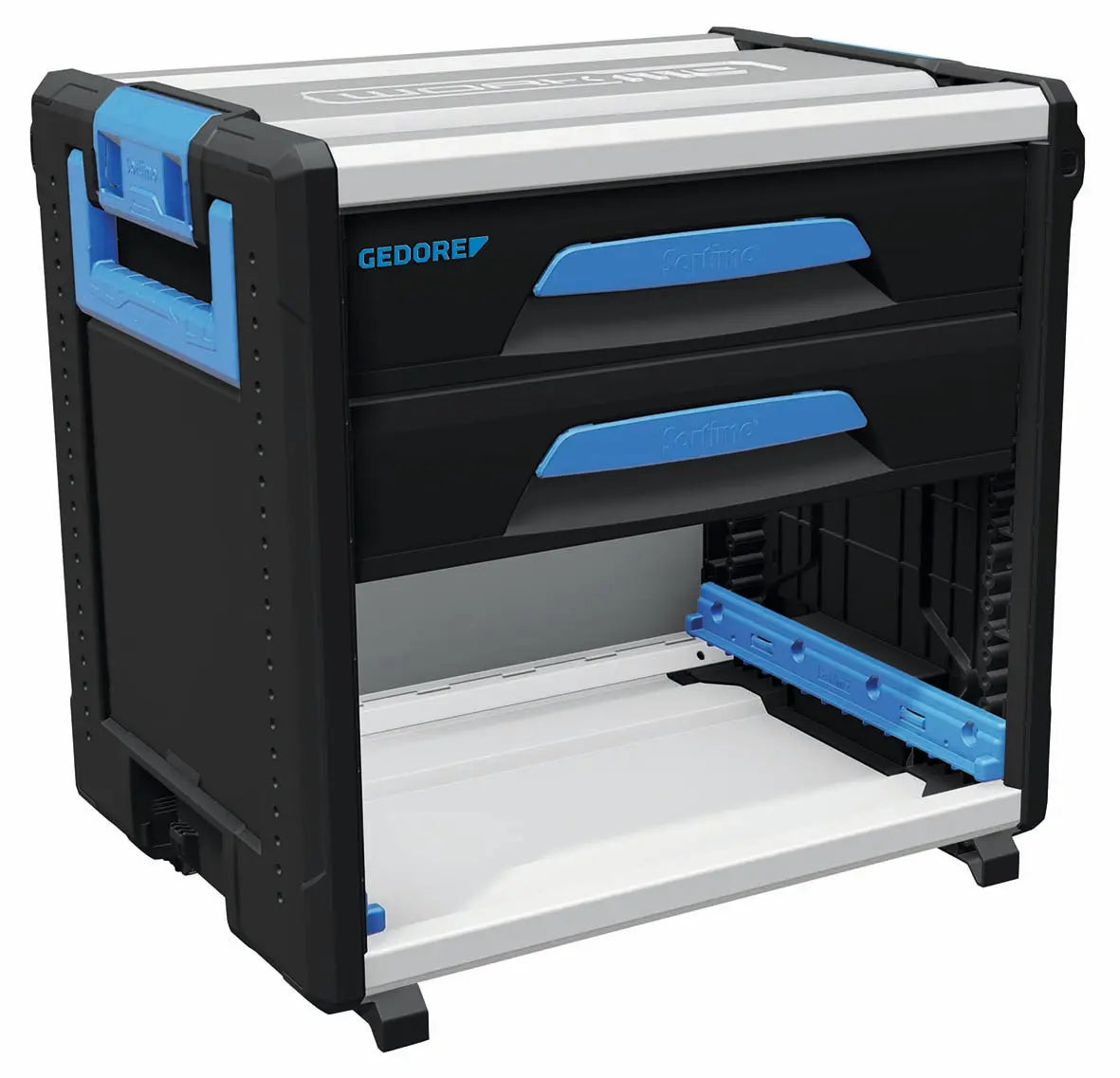 Gedore 1110 WM 221 Tool box module WorkMo W2, 2 drawers H6, compartment for L-BOXX 2954338 Gedore