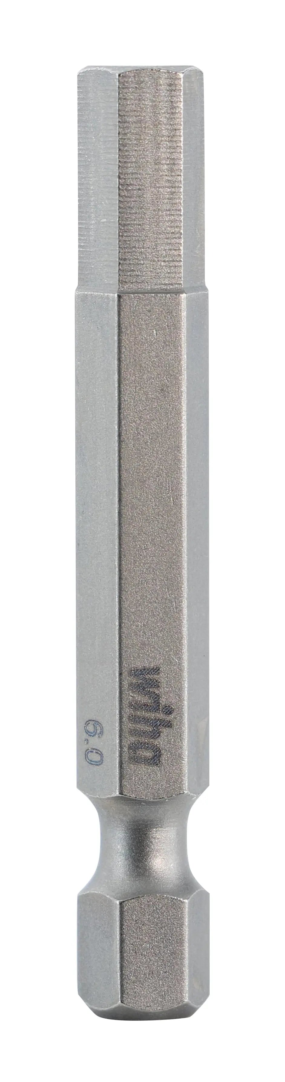Wiha 74360, Hex Metric Power Bit 6.0 x 50mm Wiha