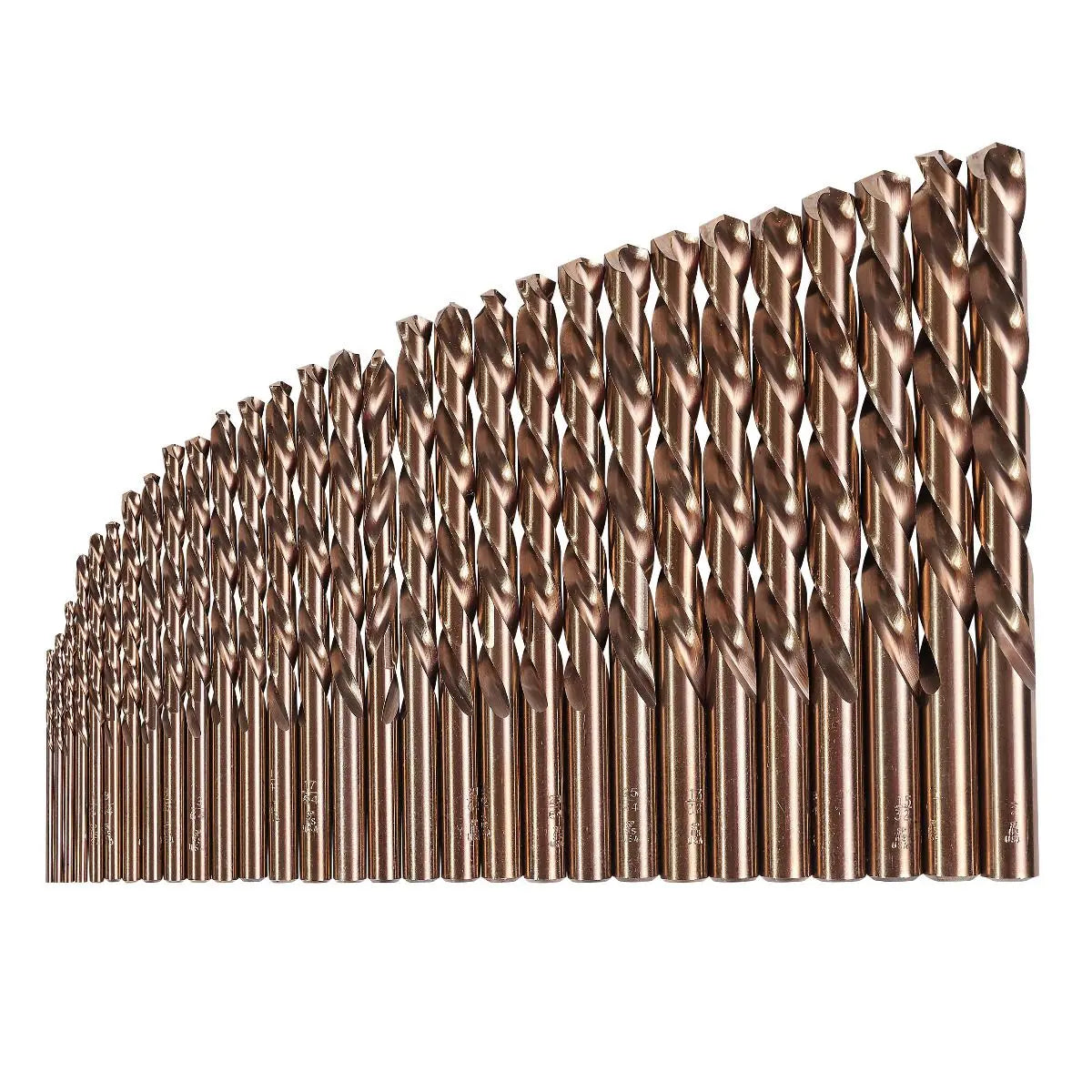 KnKut Set of 29 Fractional Jobber Length Left Hand Drill Bit, 1/16 in - 1/2 in by 64ths - 29KK6 KnKut