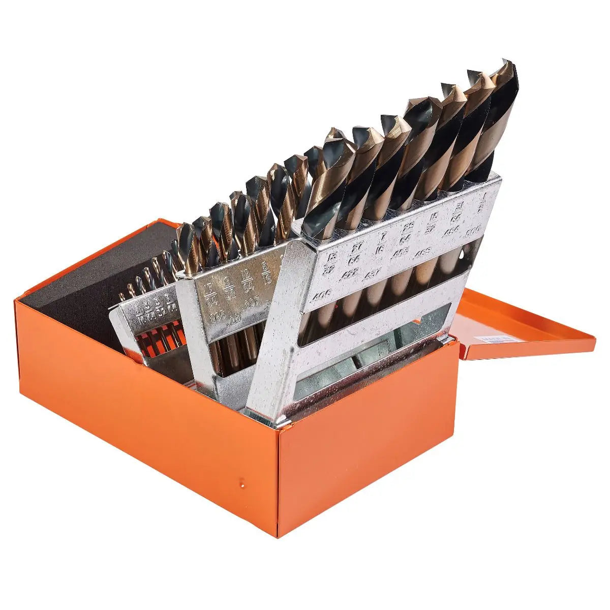 KnKut Set of 29 Fractional Short Stubby Length Drill Bit, 1/16 in - 1/2 in by 64ths - 29KK7 KnKut