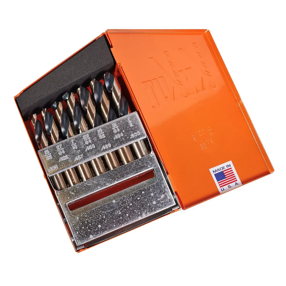 KnKut Set of 29 Fractional Short Stubby Length Drill Bit, 1/16 in - 1/2 in by 64ths - 29KK7 KnKut