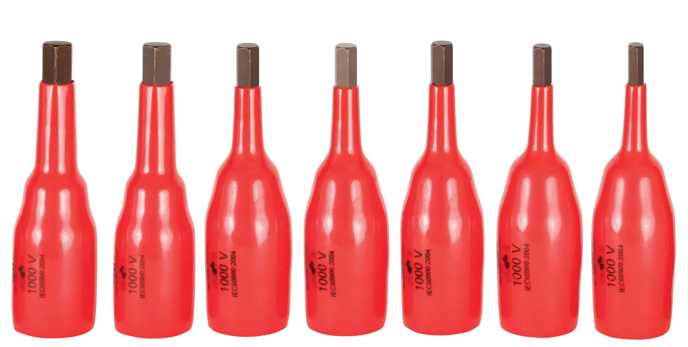 Wiha 31890, Insulated 3/8" Drive Hex Socket 7Pc. Set Wiha
