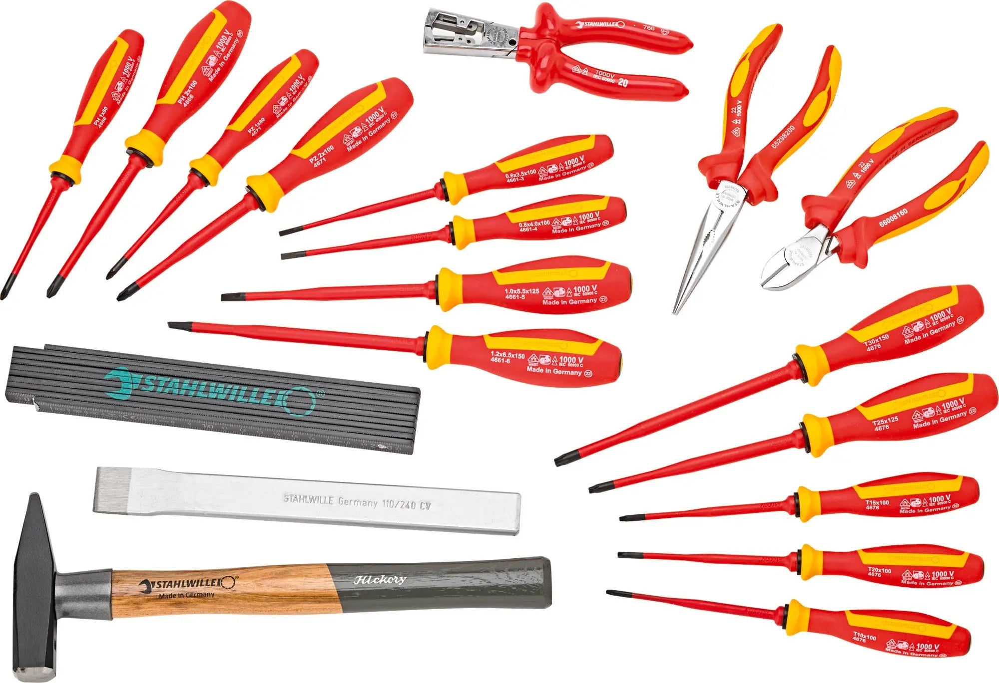 Stahlwille Set of 19 VDE MultiUse Tools - ST 98810303 Stahlwille