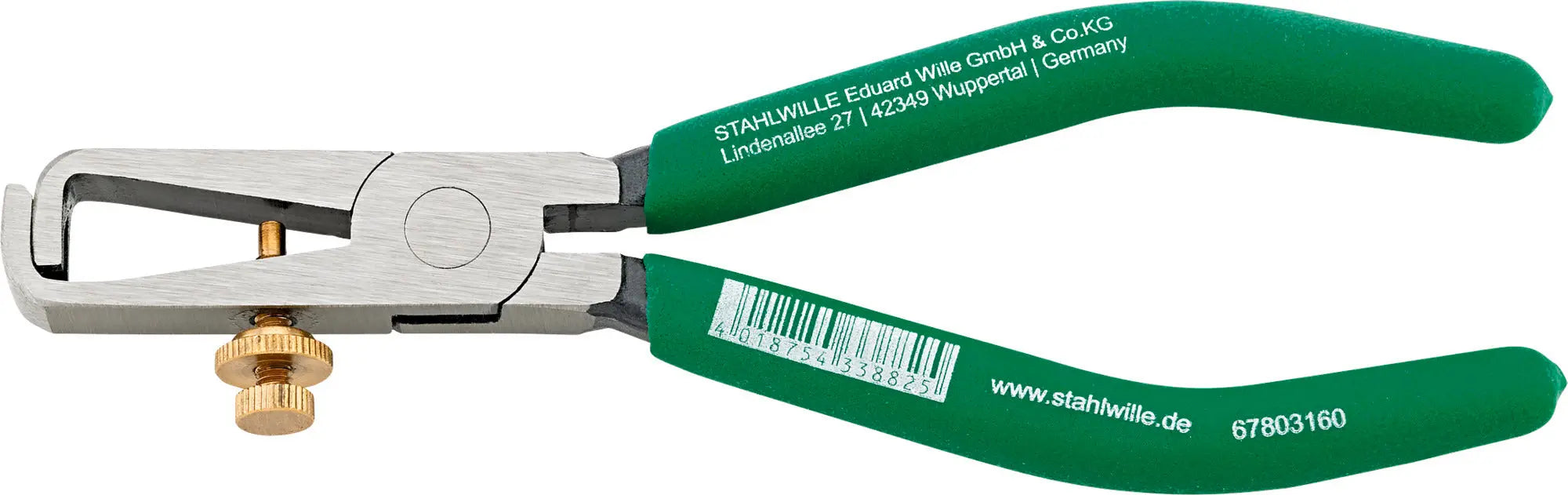 Stahlwille Polished Wire Stripper, Length 160mm, 18 x 9.5mm - ST 67803160 Stahlwille