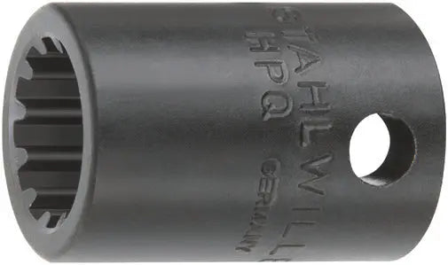 Stahlwille 3/8 in Spline Drive Socket, SP14 - ST 22410028 Stahlwille