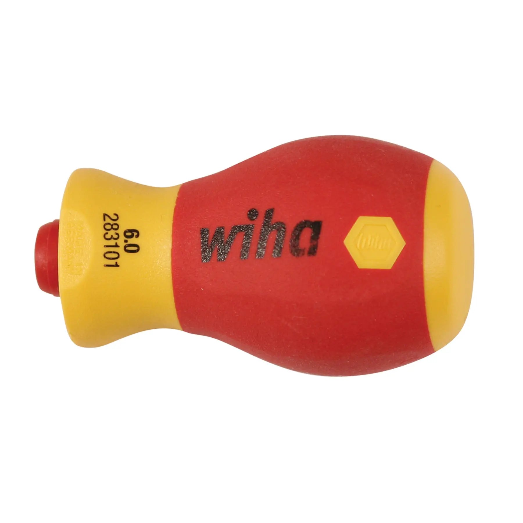 Wiha SoftFinish SlimLine Insulated Stubby Blade Handle - WI 28401 Wiha