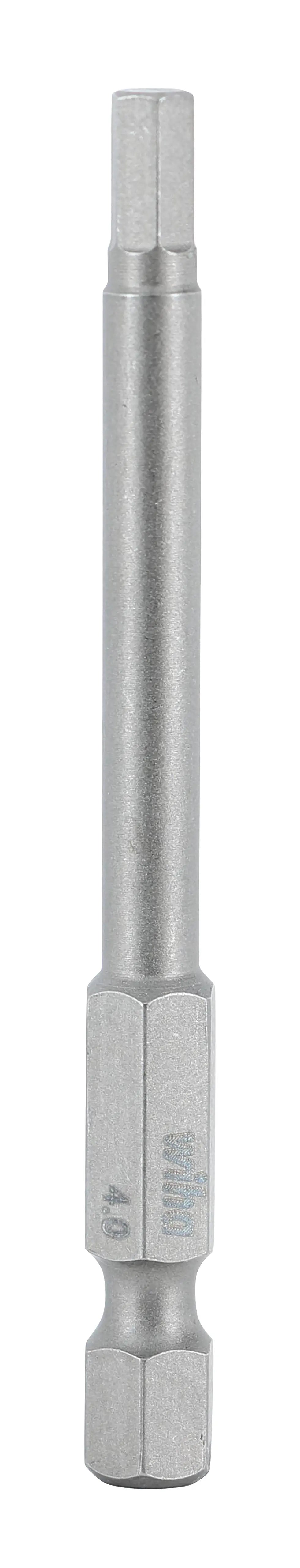 Wiha 74354, Hex Metric Power Bit 4.0 x 70mm Wiha