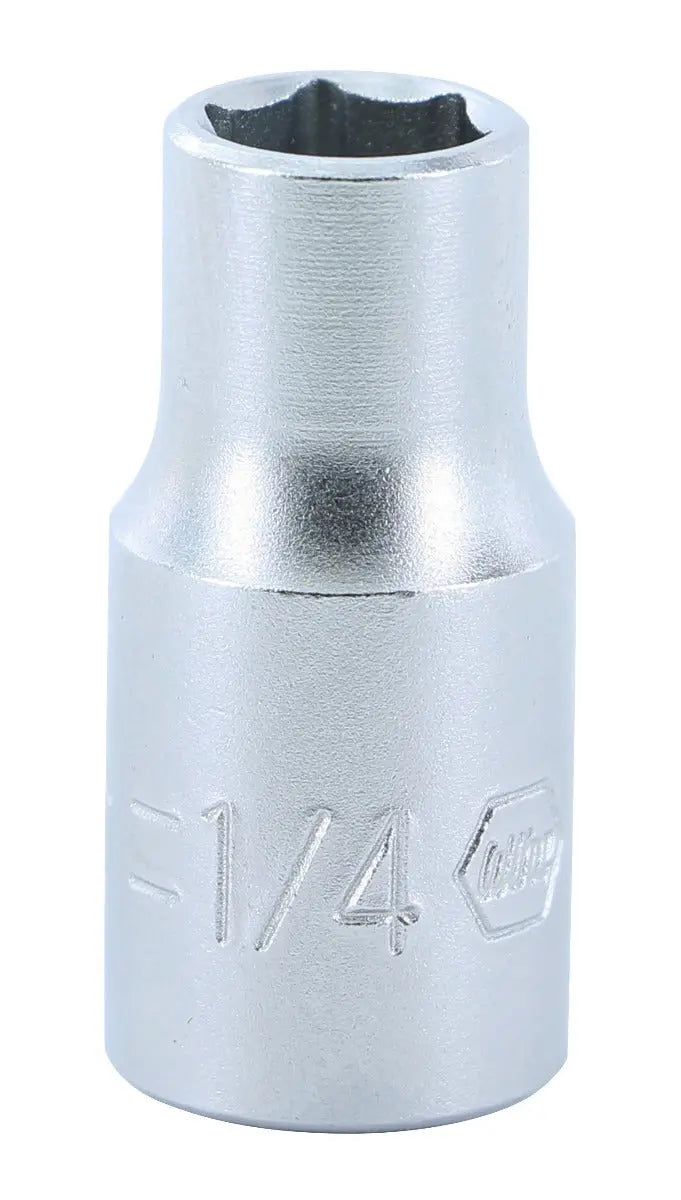 Wiha 33308, 1/4" Drive Socket, 6 Point, 1/4" Wiha