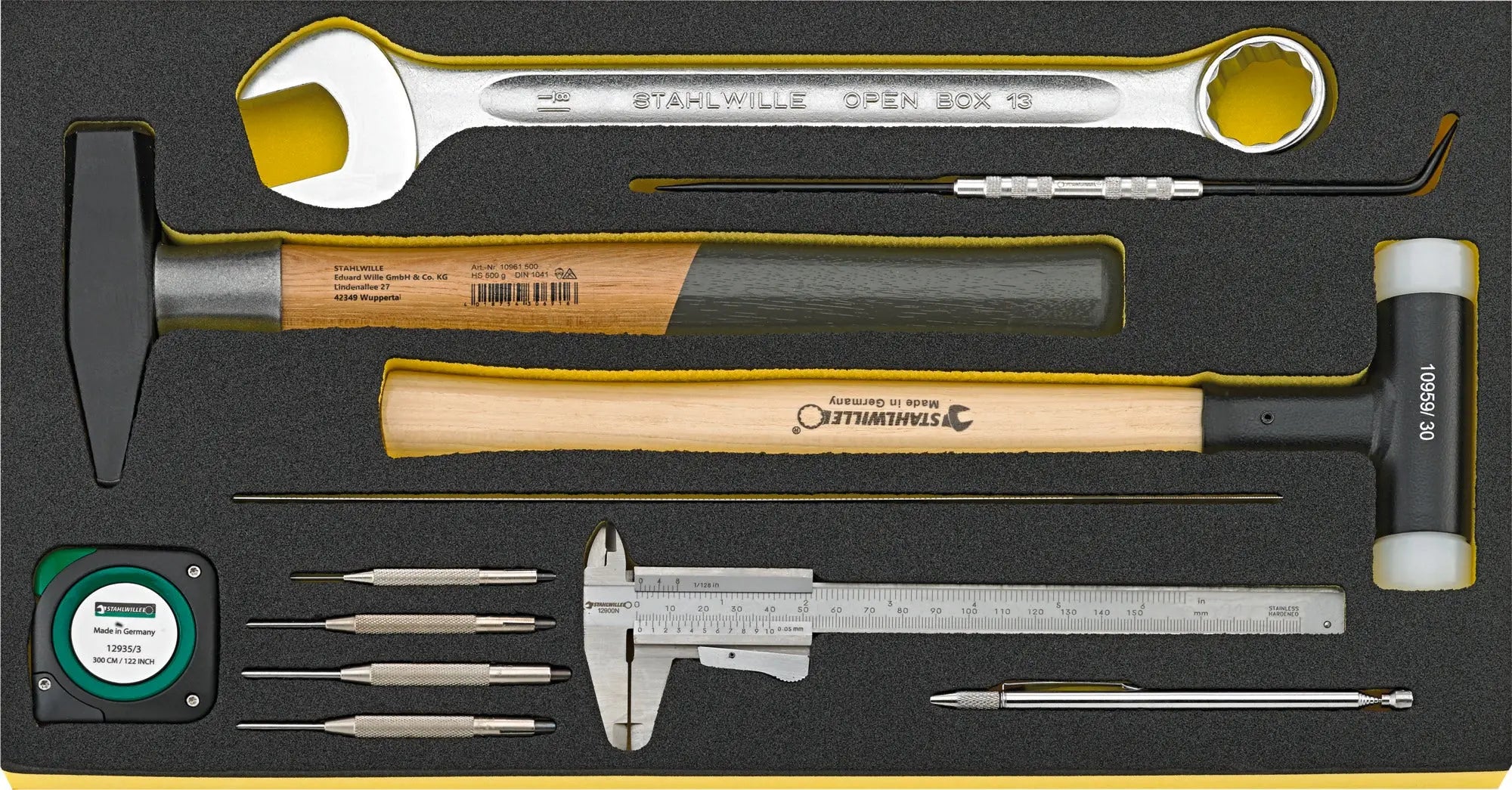 Stahlwille Set of 179 6-Drawer AOG-Kit for Aircraft with Tool Trolley No. 13217 - ST 98814910 Stahlwille