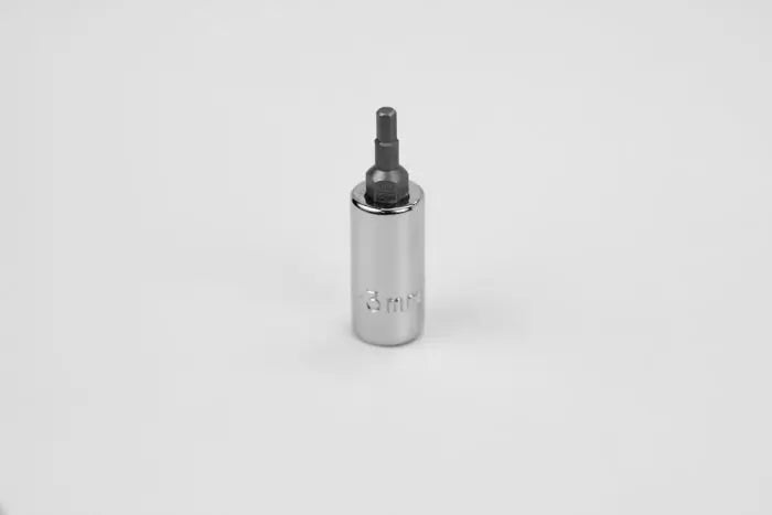 SK Tools - 3 mm 1/4" Drive Hex Chrome Bit Socket - 44326 SK Tools