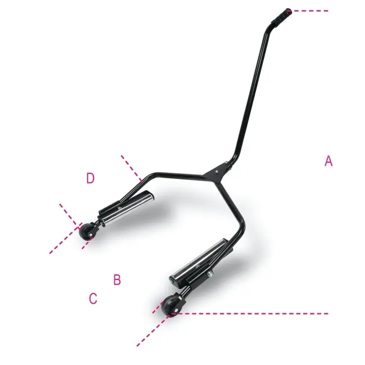 Beta Tools (Article# 3008M) Manual Jack and Positioner for Truck Wheels - BT 030080210 