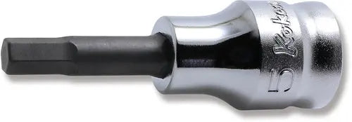 Ko-ken Tools 3/8 Sq. Dr. Bit Socket 5mm 6 point Length 50mm Z-series Ko-ken Tools