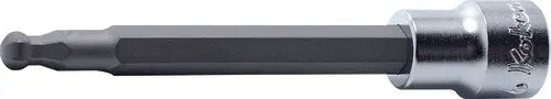 Ko-ken Tools 3/8 Sq. Dr. Bit Socket 5mm Ballpoint Hex Length 120mm Ko-ken Tools