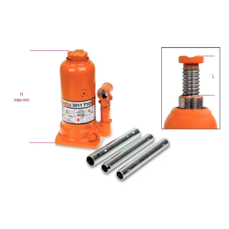 Beta Tools (Article# 3011T 50) Hydraulic Bottle Jacks - BT 030110500 