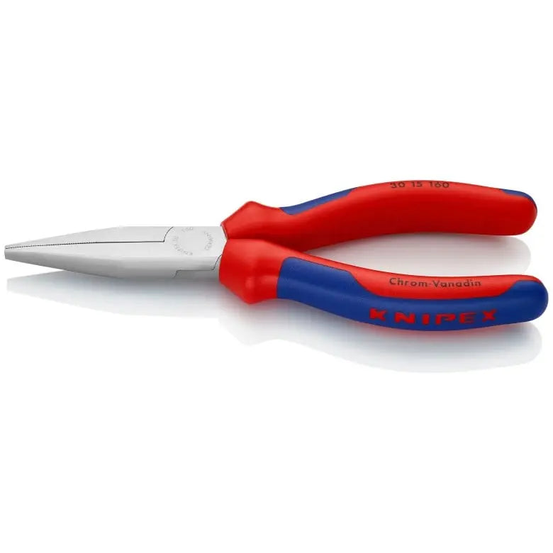 Knipex Flat Tips Long Nose Plier, 6-1/4 in - KN 30 15 160 Knipex