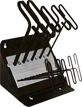 Eklind Set of 10 Standard Grip Hexagon T-Key with Stand - EK 30190 Hexagon T-Key Set Eklind