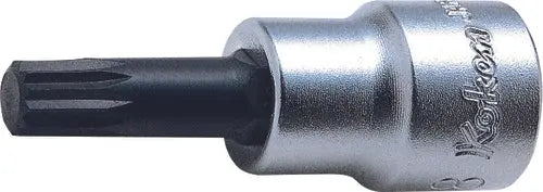 Ko-ken Tools 3/8 Sq. Dr. Bit Socket XZN M5 Triple Square Length 50mm Ko-ken Tools