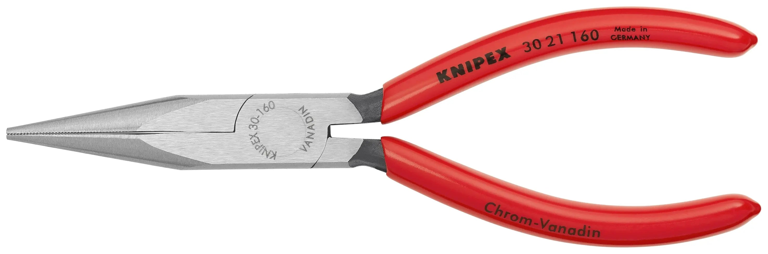 Knipex 30 21 160 KN | Long Nose Pliers, Half Round Tips Knipex