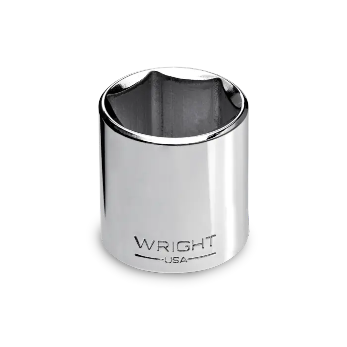 Wright Tool 3/8 in Drive 6-Point Standard SAE Polished Hand Socket, 9/16 in - WT 3018 Socket Wright Tool