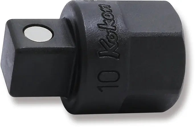 Ko-ken Tools 3/8 Sq. Dr. Bit Socket 10mm Square Length 28mm For Drain Plug Magnet / Outer Hex 17mm Ko-ken Tools