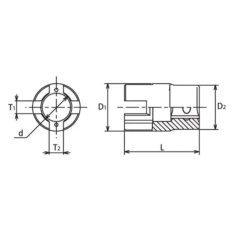 Ko-ken Tools 3/8 Sq. Dr. Wing Bolt Socket Length 33mm Ko-ken Tools