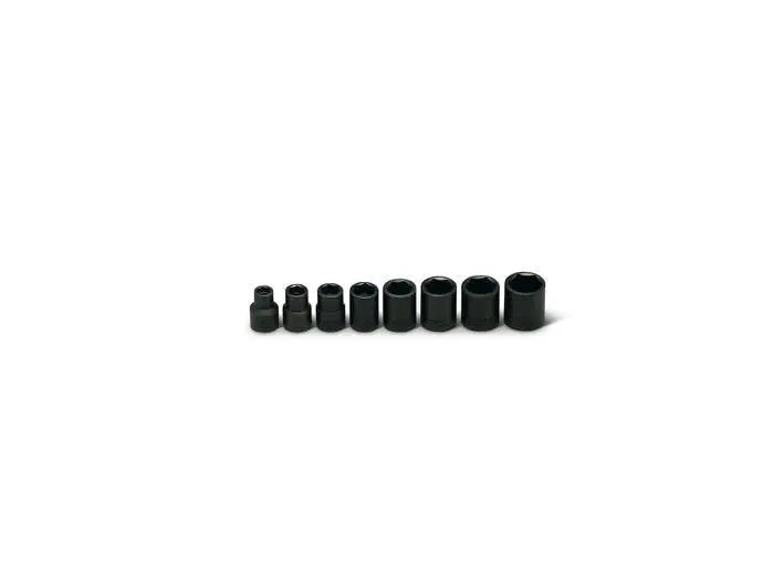 Wright Tool 8 Piece 3/8 in Drive 6-Point Standard Impact Socket Set, 5/16 - 3/4 in - WT 313 Socket Set Wright Tool