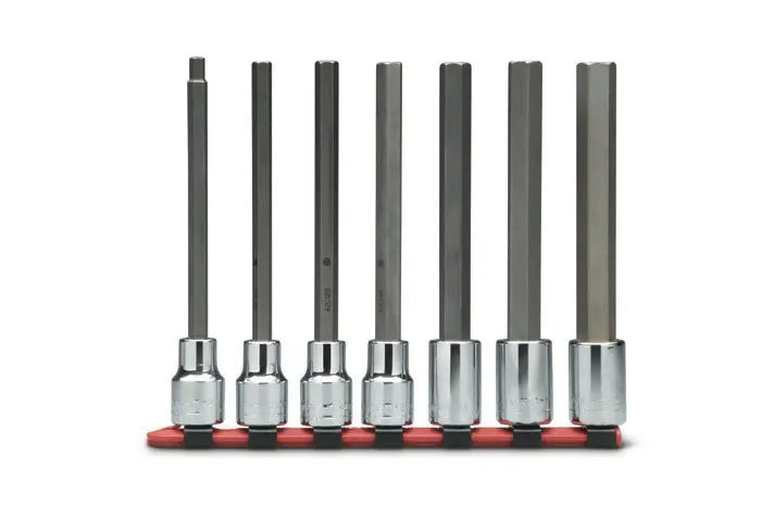 Wright Tool 7 Piece 1/2 in Drive SAE Black Oxide Hex Bit Socket Set, 1/4 - 5/8 in - WT 406 Socket Set Wright Tool
