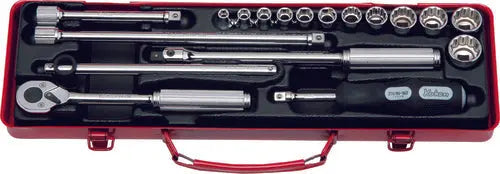 Ko-ken Tools 3/8 Sq. Dr. Socket set 6, 12 point 18 pieces Ko-ken Tools