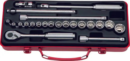 Ko-ken Tools 3/8 Sq. Dr. Socket set 6, 12 point 22 pieces Ko-ken Tools