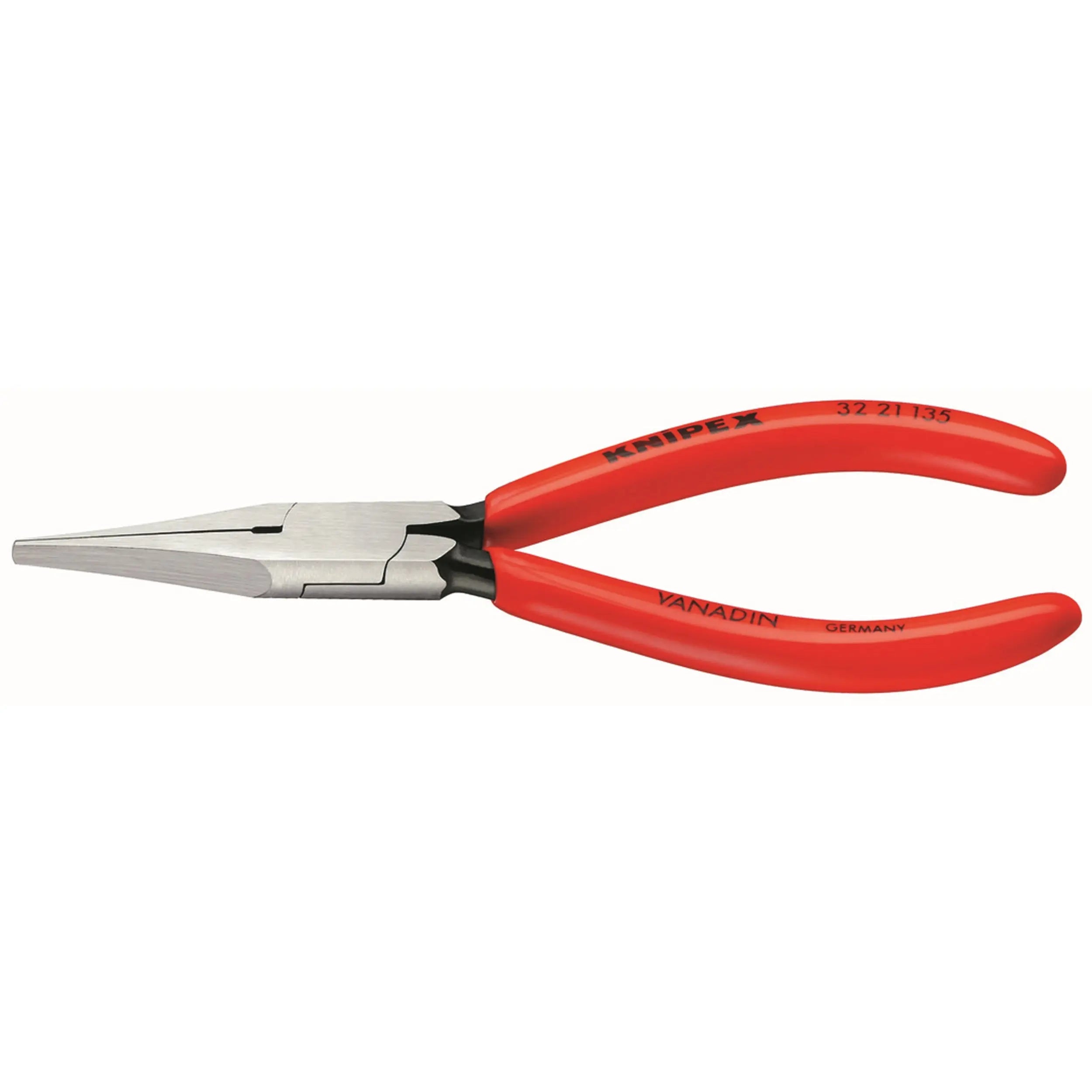 Knipex 32 21 135 KN | Long Nose Relay Adjusting Pliers, Flat Tips Knipex