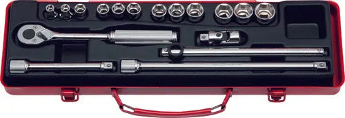 Ko-ken Tools 3/8 Sq. Dr. 17 Piece 6-Point Metric Socket set 7-19mm Ko-ken Tools