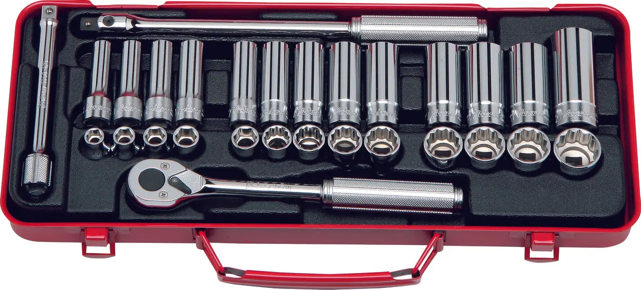 Ko-ken Tools 29 Piece 3/8 Sq. Dr. 6 and 12 point Socket Set Ko-ken Tools