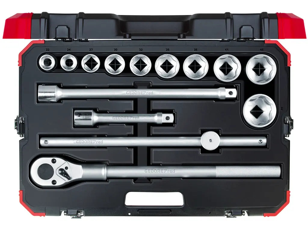 Gedore Set of 14 3/4 in Socket Wrench, 22 - 50mm - GD 3300011 Gedore