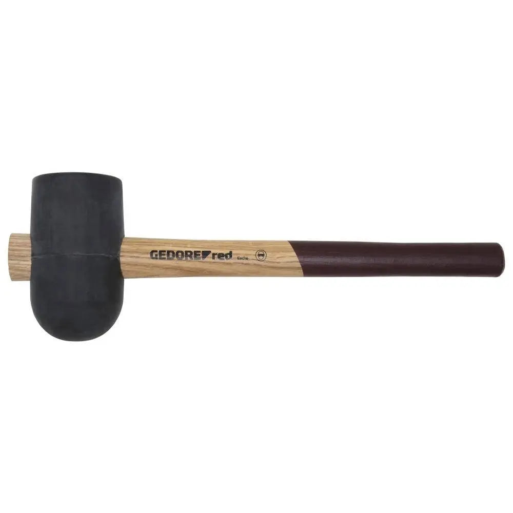 Gedore Red Rubber Mallet with Ash Handle, Head Diameter 79mm, 360mm Long - GD 3300741