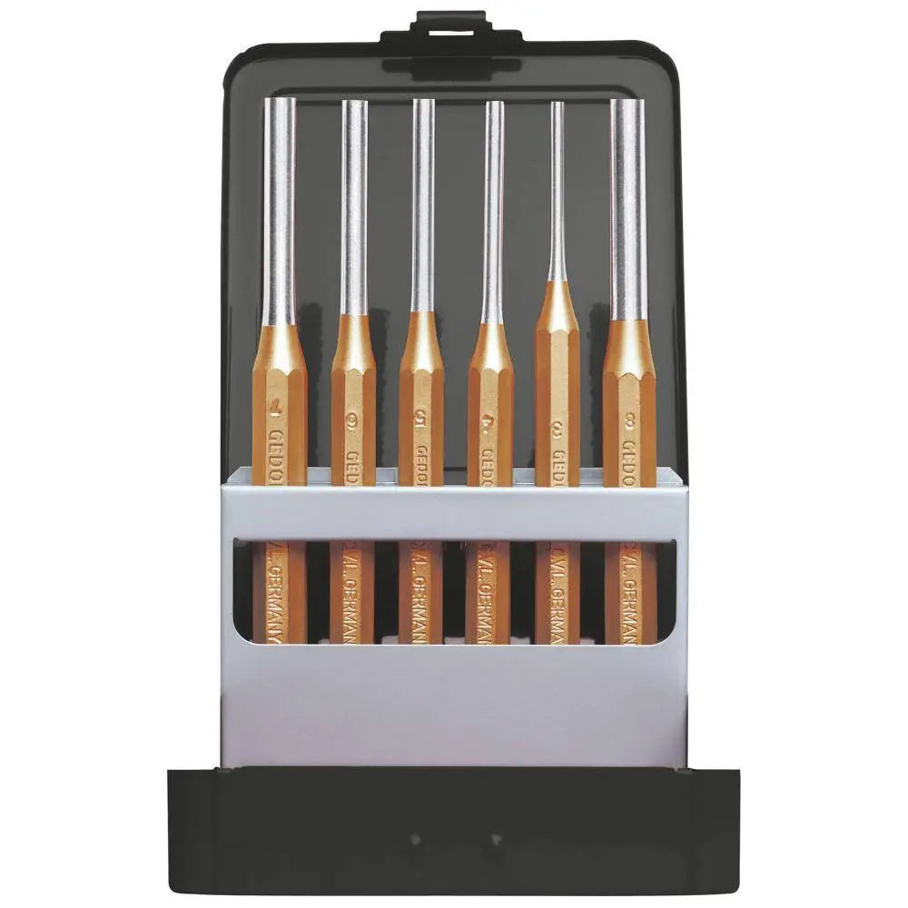 Gedore Red Set of 6 Pin Punch with Case, 3 - 8mm - GD 3300823