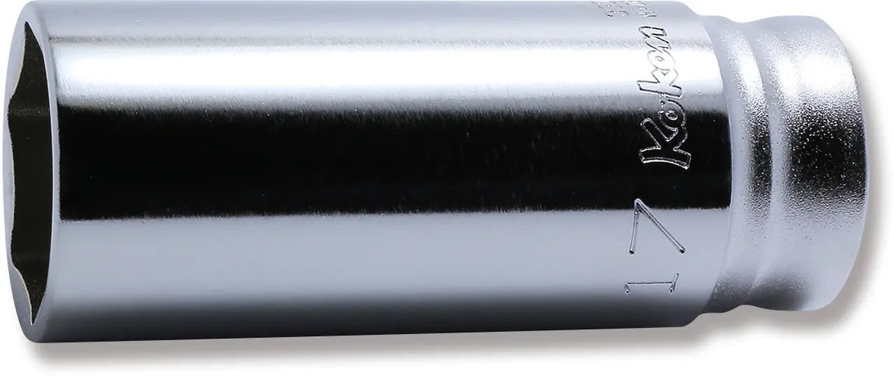 Ko-ken Tools 3/8 Sq. Dr. Z-series 6 point Metric Chrome Socket in 17mm Ko-ken Tools