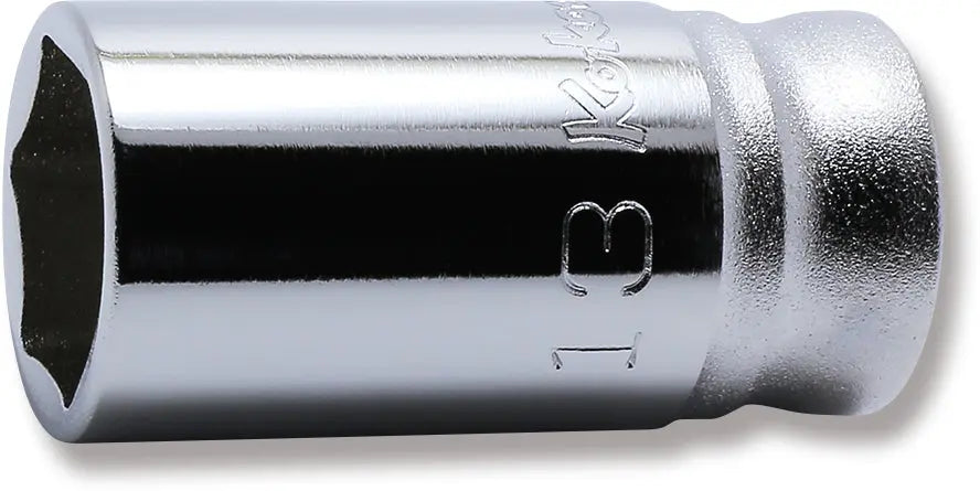 Ko-ken Tools 3/8 Sq. Dr. Z-series Metric Semi-Deep 6 point Chrome Socket - 13mm Ko-ken Tools
