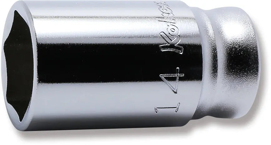 Ko-ken Tools 3/8 Sq. Dr. Z-series Metric Semi-Deep 6 point Chrome Socket - 14mm Ko-ken Tools