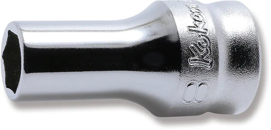 Ko-ken Tools 3/8 Sq. Dr. Z-series Metric Semi-Deep 6 point Chrome Socket - 8mm Ko-ken Tools