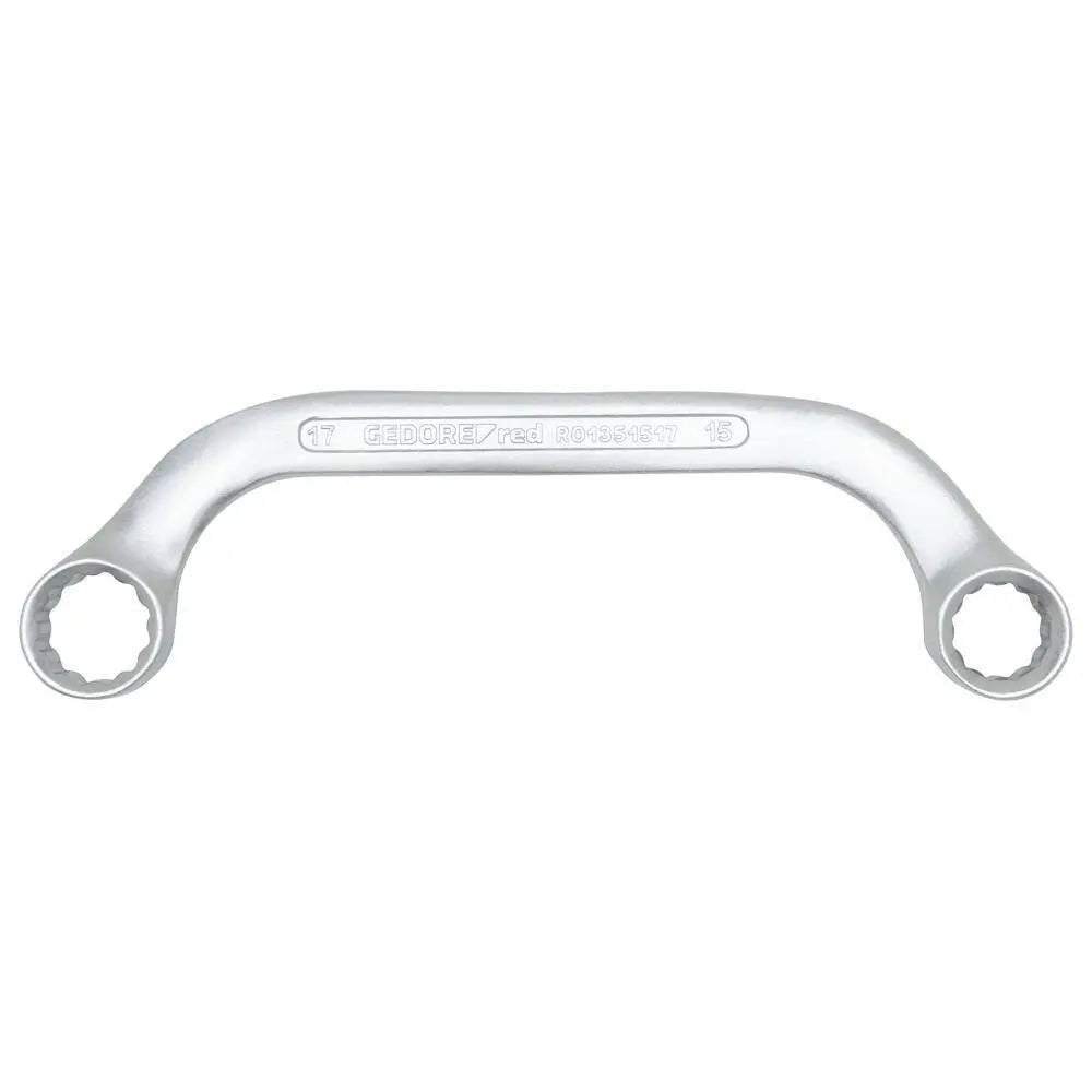 Gedore Red Half-Moon Ring Spanner, 14 x 16mm - GD 3301116