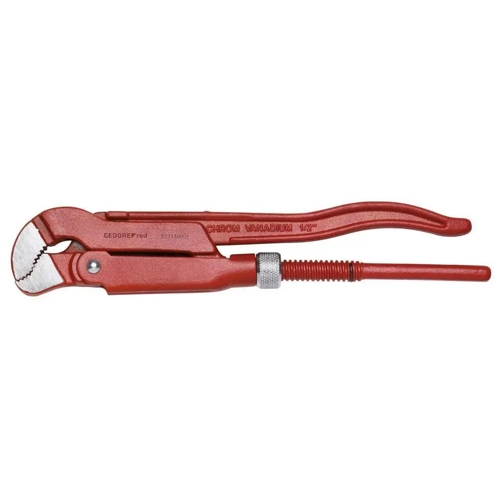 Gedore Red Straight Pattern Elbow Pipe Wrench, 1-1/2 in, 420mm Long - GD 3301168
